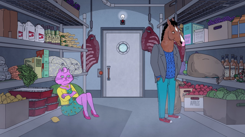 Illustration for article titled BoJack Horseman burns down a kitchen and its oldest relationship